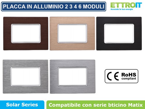Placche alluminio 4 - 3, 6