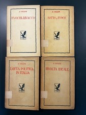 Opera Omnia di Alfredo Oriani opera del 1929– Edizioni Cappelli – 4 volumi