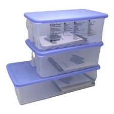 Tupperware FridgeSmart Contenitori Vintage Viola 7, 8,5 tazze Set di 3 Viola