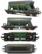 Liliput 246 54 SBB CFF ferrovie svizzere tramoggia trasporto pietrisco Scala H0.