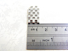 Cinturino orologio Cartier Santos Demoiselle originale 12 mm Link St.Steel se...