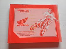 Honda CR 250 R Cross 1993 manuale uso - officina originale
