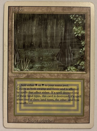 Bayou mtg magic - bayou, gathering