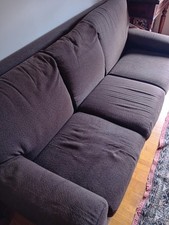 Homcom Divano 3 Posti con Poggiapiedi 185x95x97cm - Grigio Antracite