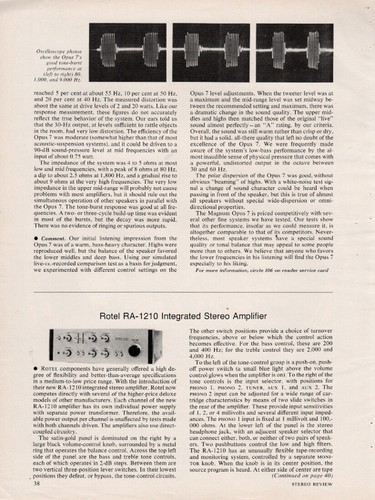 Rotel 1210 amplifier - rotel, ra-1210