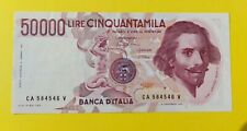50000 LIRE CINQUANTAMILA  BERNINI  PRIMO TIPO  DECRETO 6 - 2 - 1984  FDS