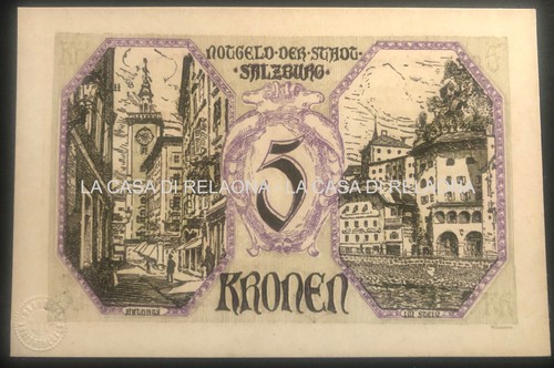 Banconota notgeld kronen - 5,