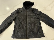 Giacca moto pelle uomo