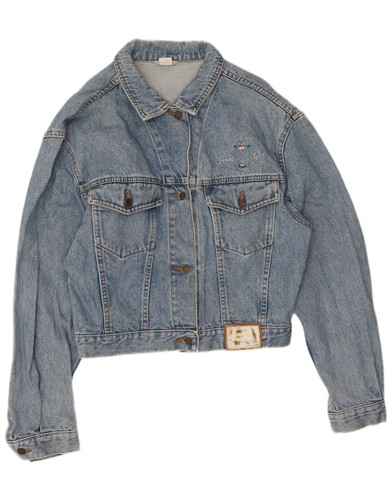 Wampum giacca donna crop denim - giacca,
