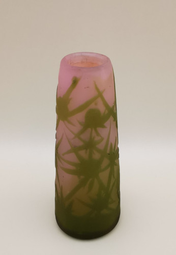 Gallé vase camée - , verre