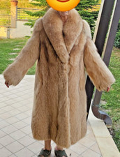 PELLICCIA VOLPE POLARE color biscotto taglia 44/46 ottimo stato di conservazione