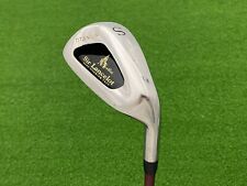 RARO Merlin Golf SIR LANCELOT puro titanio viso SAND WEDGE destro grafite usato