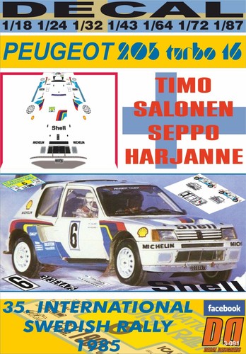 Decal peugeot 205 - peugeot,
