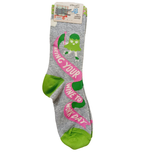 Calzino blu crew donna - blu,