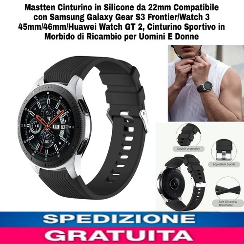 Cinturino silicone 22mm - in,