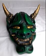 Horror Mask , Hannya Japanese Mask , Resina Oni Samurai mouth Mask