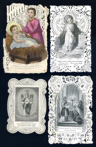 Santini merlettati holy cards - santini,