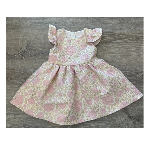 Abito bambina oro rosa