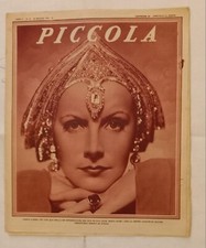 "PICCOLA" Rivista del 24/5/1932 GRETA GARBO CLIVE BROOK OLGA BACLANOVA