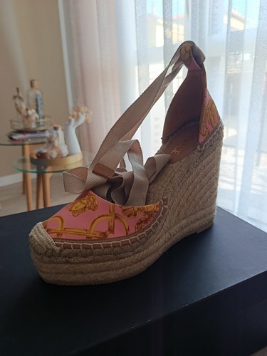 Scarpe espadrilles con tacco - scarpe,