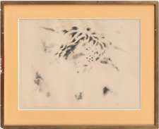 ANDRÉ MASSON (Balagny, Oise, 1896 - Parigi 1987) Quadro Opera Litografia Cornice