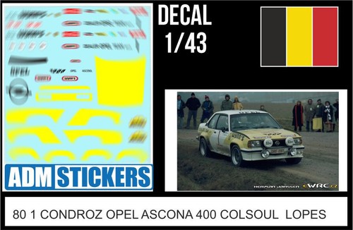 Decal 43 rally condroz - rally,