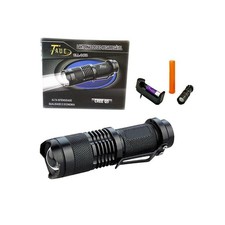 MINI TORCIA LAMPADA IMPERMEABILE LED CREE LUCE BIANCA RICARICABILE ZOOM 5000 LM