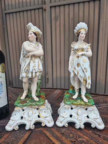 Coppia antiche statue francesi - statue,