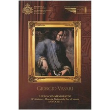 SAN MARINO - 2 EURO FDC FOLDER GIORGIO VASARI 2011