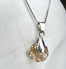 Collana catena tono argento