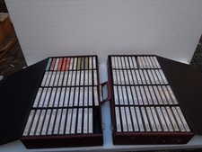 Raccolta 100 musicassette di musica classica, in due valigette