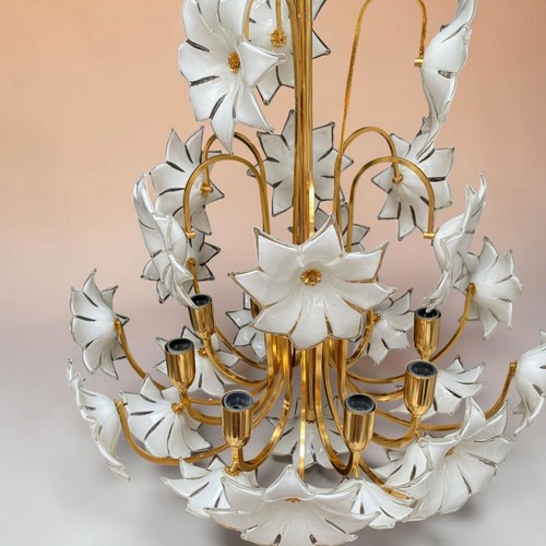 Vintage murano glass daisy - murano,