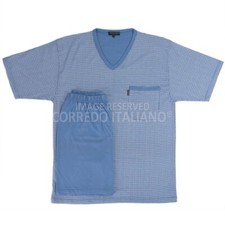 Pigiama in cotone corto collo
