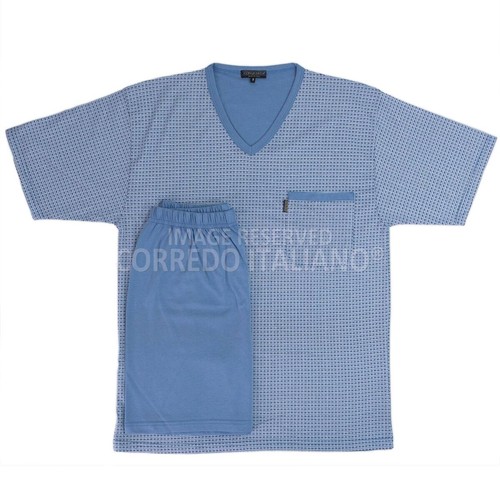 Pigiama cotone corto - in, collo