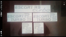 ESCORT RS TURBO DECALS