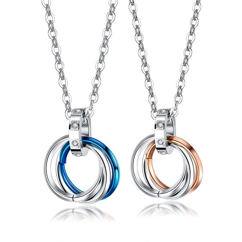 Collana con ciondolo cerchio