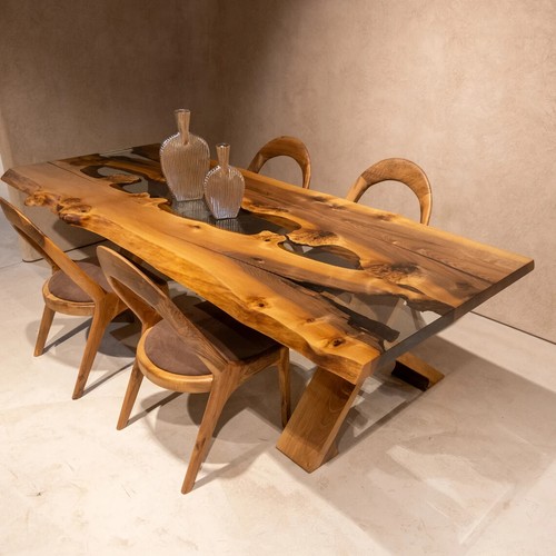 Tavolo pranzo resina su - da,
