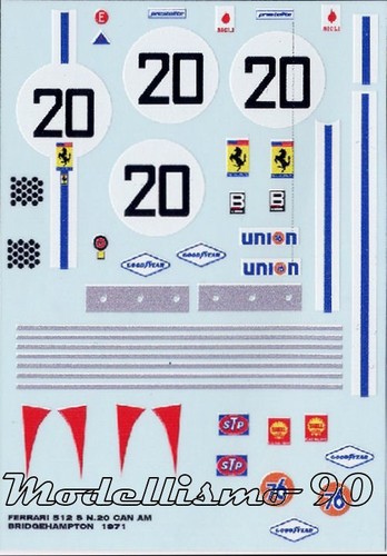 Decal ferrari 512s - ferrari,