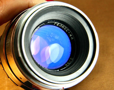 Helios-44 Silver 8 lame, 58 mm