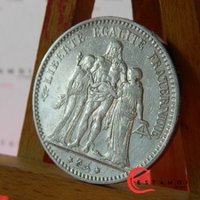 Francia, 1875, 5 franchi, A