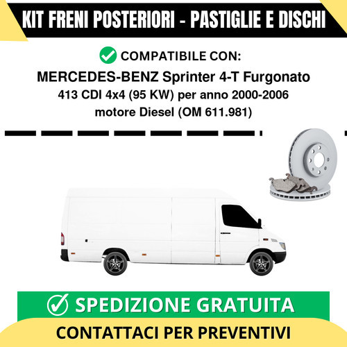 Kit freni posteriori per - freni,