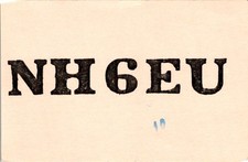 Scheda QSL Ham Radio 1988 da