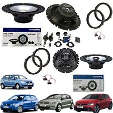 Kit 6 Casse Altoparlanti Alpine Anteriori e Posteriori per VW Polo dal 2001 2024