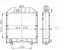 RADIATORE TRATTORE PER FIAT