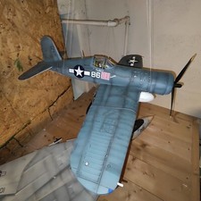 F4U CORSAIR DELLO SQUADRONE USMC BLACK SHEEP JSI MERIT 1/18 CON SCATOLA