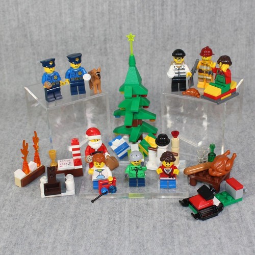 Lego christmas minifigures - lego,