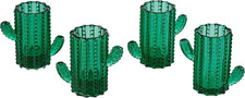Cactus Set 4 Bicchierini Da Liquore, Vetro