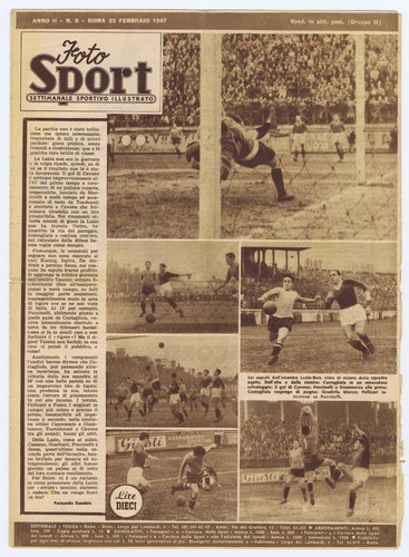 Rivista calcio foto - rivista, 1947