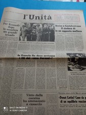 L'UNITA'  14 AGOSTO 1980 KENNEDY KILLER VITERBO UCCISO SINDACO DC CASTELVETRANO