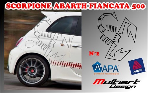 Adesivo abarth scorpione - adesivo,